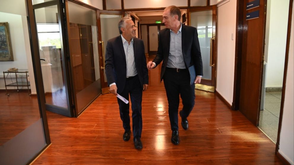 Alfredo Cornejo y Diego Santilli / Prensa Gobierno