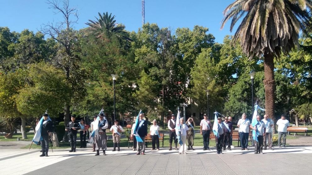 En la Plaza San Martín de San Rafael se realizó el Acto Oficial “Paso del Ejército de los Andes Columna Sur. TC Ramón Freire”