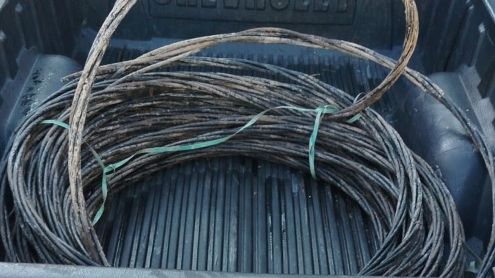 La Polic�a frustr� un robo de cables en San Mart�n bajo el Plan Integral del Cobre