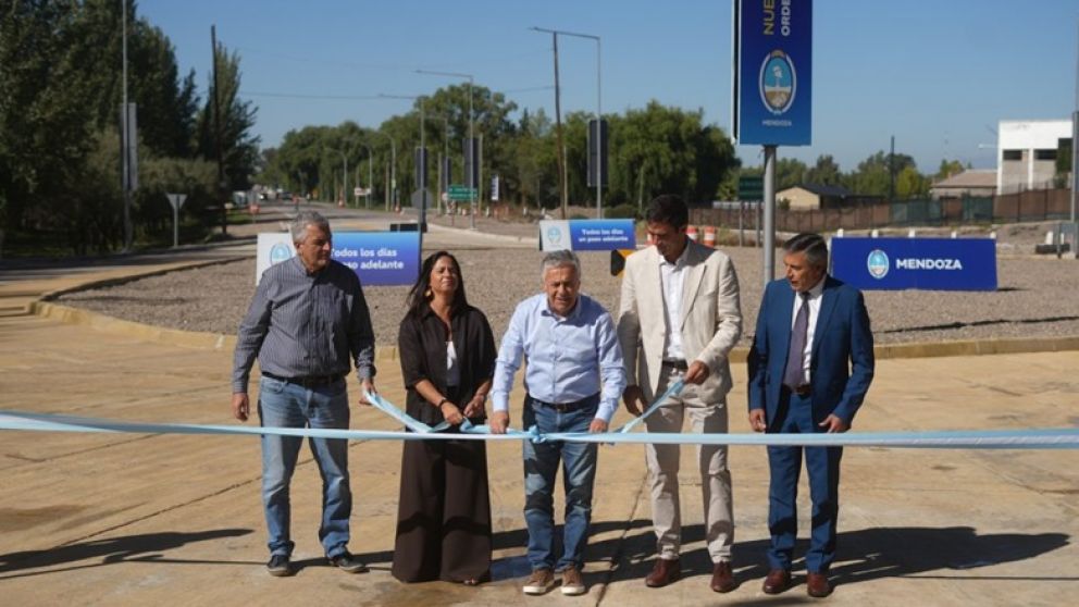 Tunuy�n: Mendoza habilit� un intercambiador estrat�gico que mejora la seguridad vial y agiliza el tr�nsito pesado