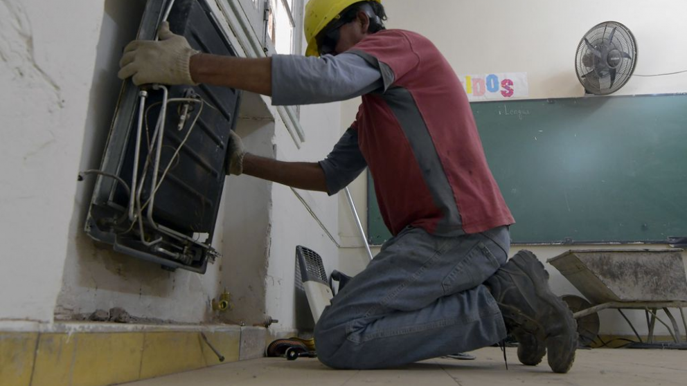 La millonaria inversión que efectuó el Gobierno para asegurar la calefacción en las escuelas estatales de Mendoza