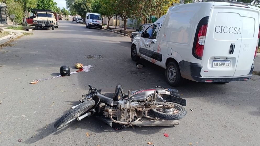Grave accidente en Palmira: un motociclista quedó en estado delicado tras un fuerte choque