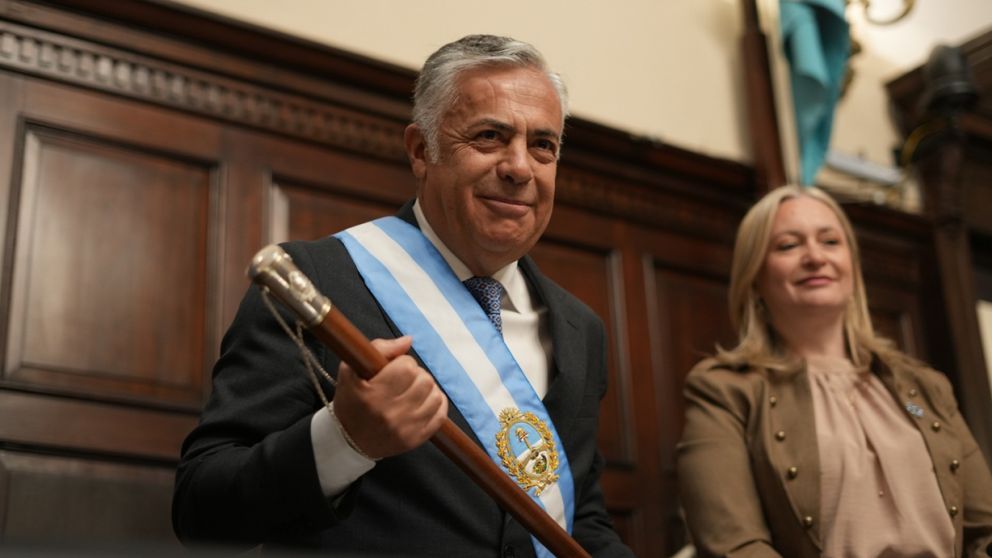 Alfredo Cornejo y Hebe Casado / Prensa Gobierno
