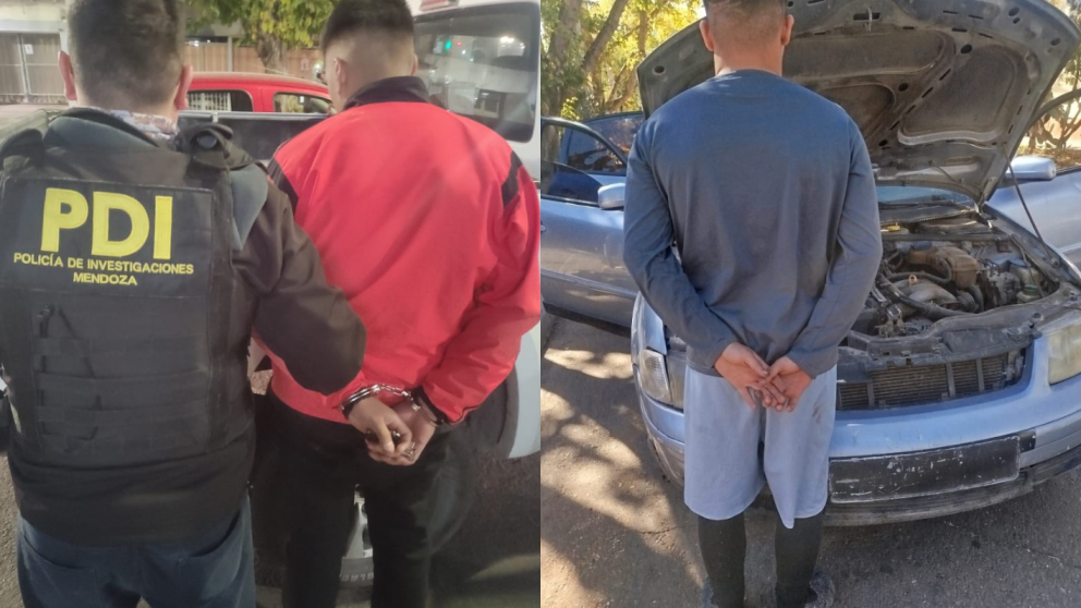 Detuvieron a cuatro personas armadas durante una serie de operativos en Godoy Cruz