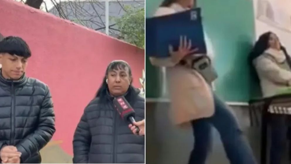 Las imágenes grabadas en un aula generaron gran polémica, y desataron duros cuestionamientos