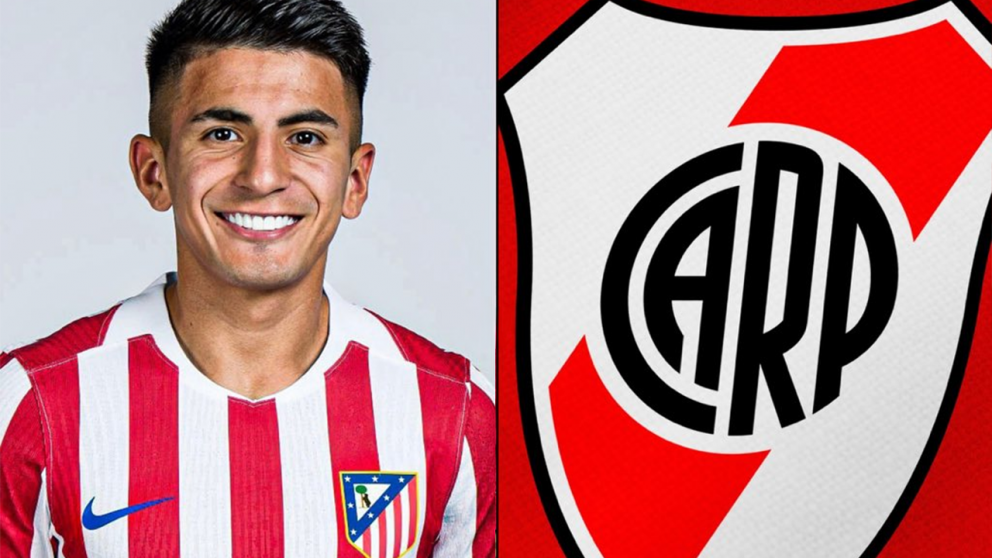 Thiago Almada, volante del Atl�tico de Madrid, es el gran objetivo de River Plate para el mercado de pases de 2026.

