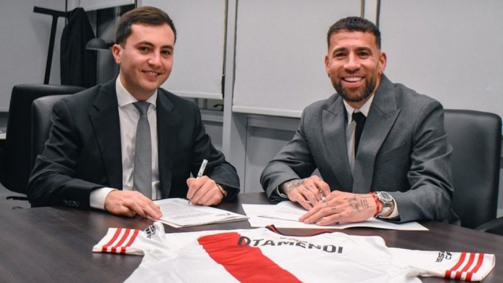 Nicolás Otamendi ya es jugador de River Plate.