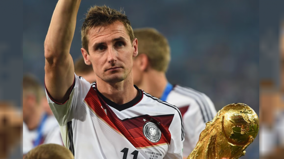 Miroslav Klose, el máximo goleador en la historia de los mundiales.