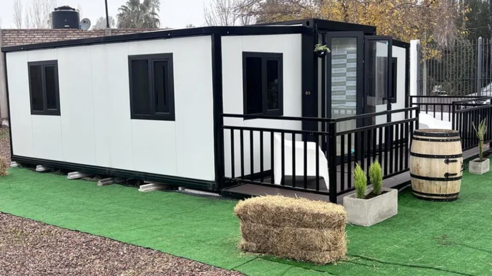 Más barato que un alquiler: en Mendoza ya se venden casas chinas que se montan en apenas 2 horas