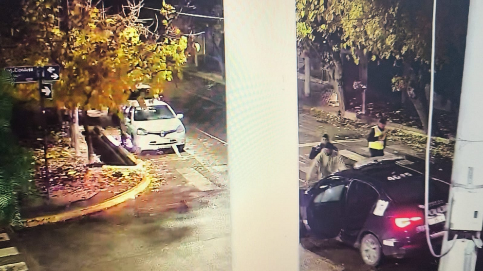 Video: así detuvieron a un hombre que intentó robar un auto a metros del Parque San Martín