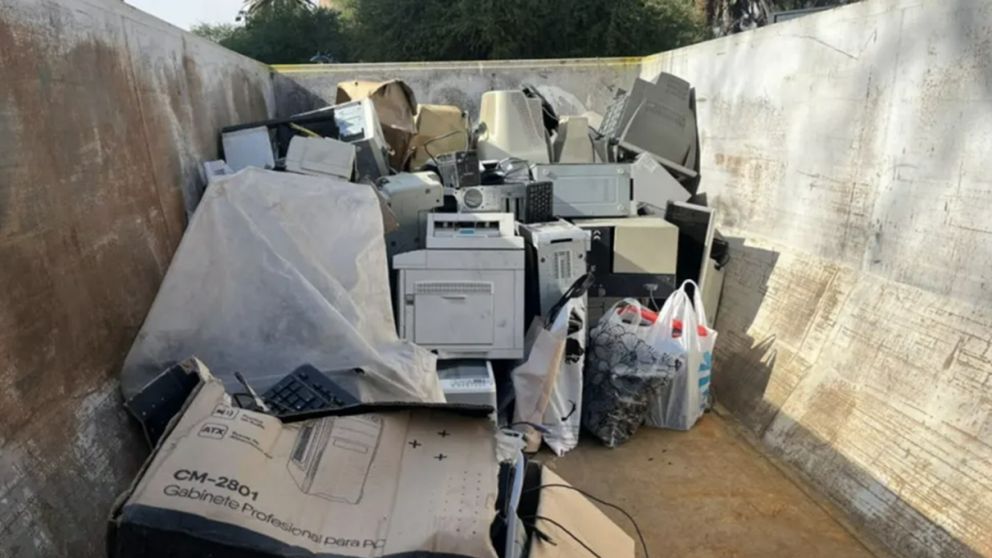 Luján de Cuyo recolectó 2 toneladas de residuos electrónicos durante una jornada ambiental
